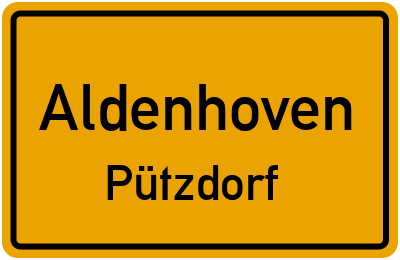 Straßenverzeichnis Aldenhoven Pützdorf