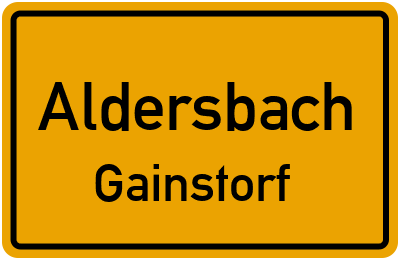 Straßenverzeichnis Aldersbach Gainstorf