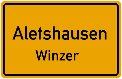 Straßenverzeichnis Aletshausen Winzer