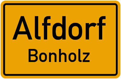 Straßenverzeichnis Alfdorf Bonholz