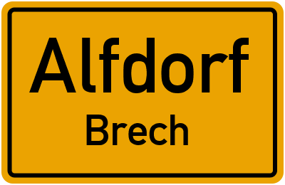 Straßenverzeichnis Alfdorf Brech