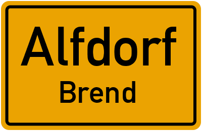 Straßenverzeichnis Alfdorf Brend