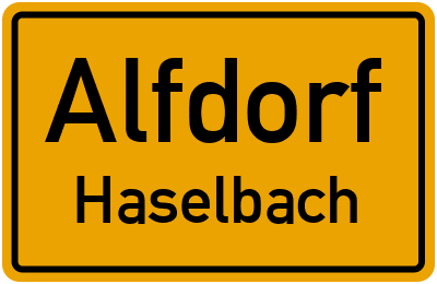 Straßenverzeichnis Alfdorf Haselbach