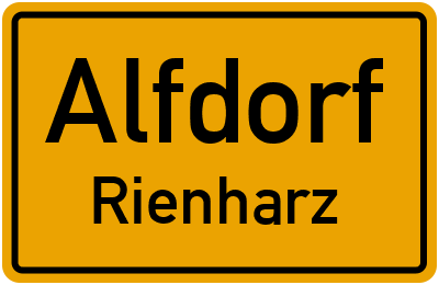 Straßenverzeichnis Alfdorf Rienharz