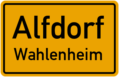 Straßenverzeichnis Alfdorf Wahlenheim