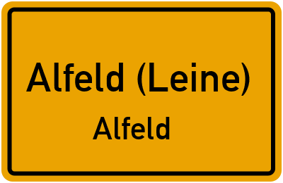 Straßenverzeichnis Alfeld (Leine) Alfeld