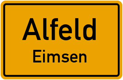 Straßenverzeichnis Alfeld Eimsen