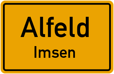 Straßenverzeichnis Alfeld Imsen