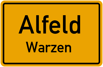 Straßenverzeichnis Alfeld Warzen