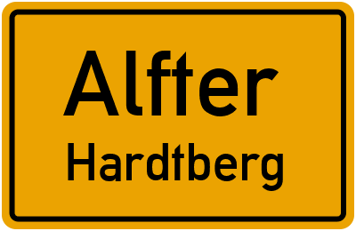 Straßenverzeichnis Alfter Hardtberg