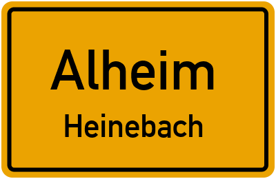 Straßenverzeichnis Alheim Heinebach