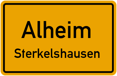 Straßenverzeichnis Alheim Sterkelshausen