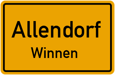 Straßenverzeichnis Allendorf Winnen