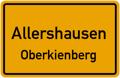 Straßenverzeichnis Allershausen Oberkienberg