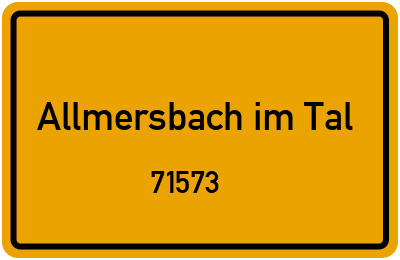 71573 Allmersbach im Tal