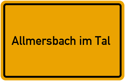 Allmersbach im Tal in Baden-Württemberg
