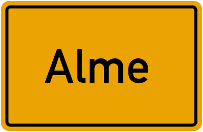 Branchenbuch Alme, Nordrhein-Westfalen