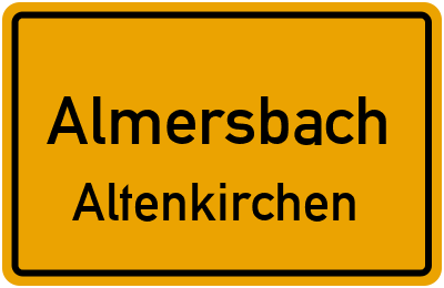 Straßenverzeichnis Almersbach Altenkirchen