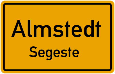 Straßenverzeichnis Almstedt Segeste