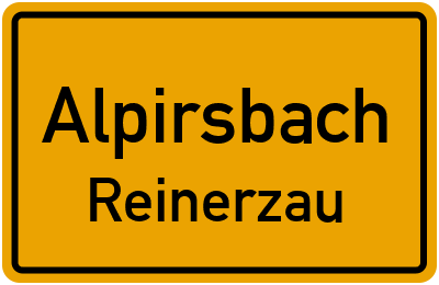 Straßenverzeichnis Alpirsbach Reinerzau