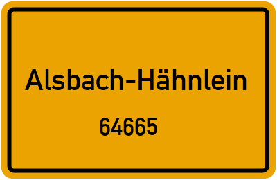 64665 Alsbach-Hähnlein