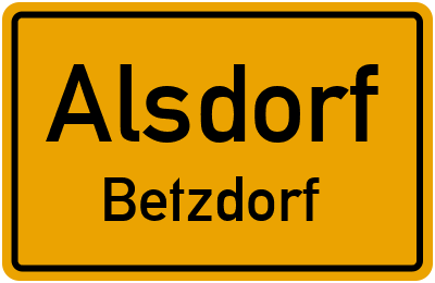 Straßenverzeichnis Alsdorf Betzdorf