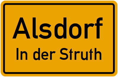 Straßenverzeichnis Alsdorf In der Struth