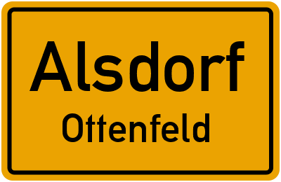 Straßenverzeichnis Alsdorf Ottenfeld