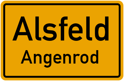 Straßenverzeichnis Alsfeld Angenrod