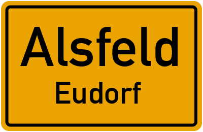 Straßenverzeichnis Alsfeld Eudorf