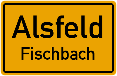 Straßenverzeichnis Alsfeld Fischbach