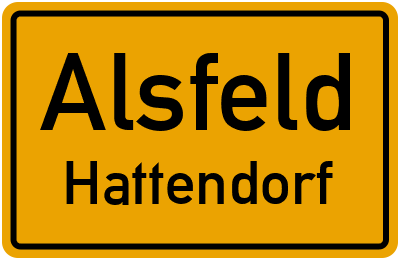 Straßenverzeichnis Alsfeld Hattendorf