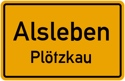 Straßenverzeichnis Alsleben Plötzkau