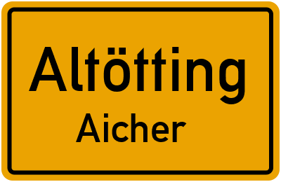 Straßenverzeichnis Altötting Aicher
