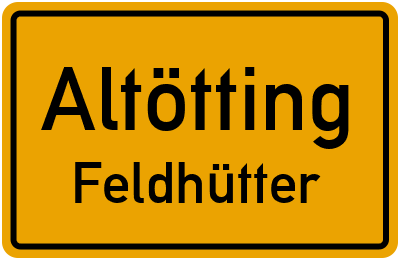 Straßenverzeichnis Altötting Feldhütter