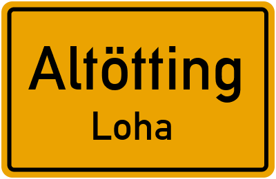 Straßenverzeichnis Altötting Loha