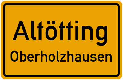 Straßenverzeichnis Altötting Oberholzhausen