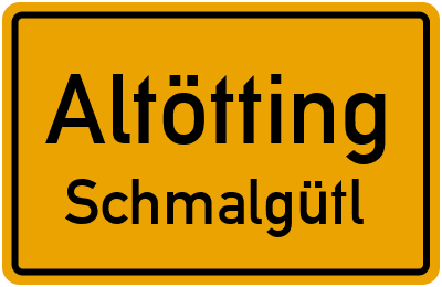 Straßenverzeichnis Altötting Schmalgütl