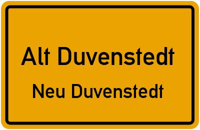 Straßenverzeichnis Alt Duvenstedt Neu Duvenstedt