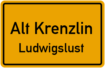 Straßenverzeichnis Alt Krenzlin Ludwigslust