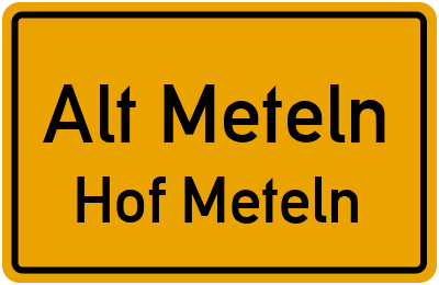 Straßenverzeichnis Alt Meteln Hof Meteln