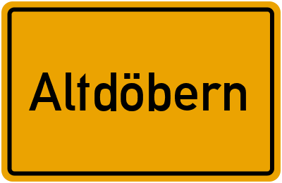 Branchenbuch Altdöbern, Brandenburg