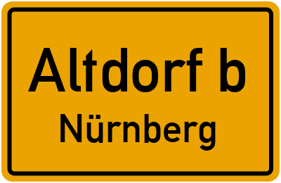 Branchenbuch Altdorf b. Nürnberg, Bayern