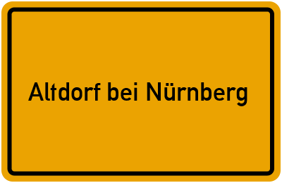 Altdorf bei Nürnberg in Bayern