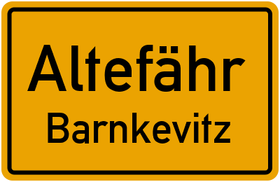 Straßenverzeichnis Altefähr Barnkevitz