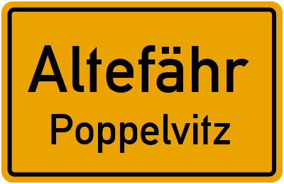 Straßenverzeichnis Altefähr Poppelvitz