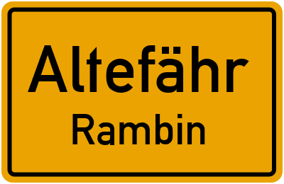 Straßenverzeichnis Altefähr Rambin