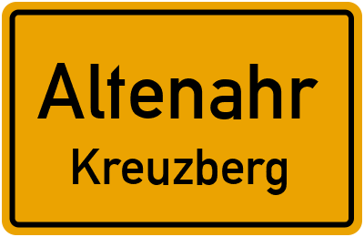 Straßenverzeichnis Altenahr Kreuzberg