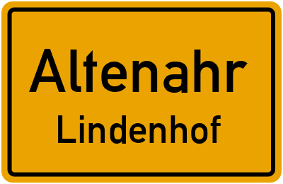 Straßenverzeichnis Altenahr Lindenhof