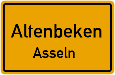 Straßenverzeichnis Altenbeken Asseln